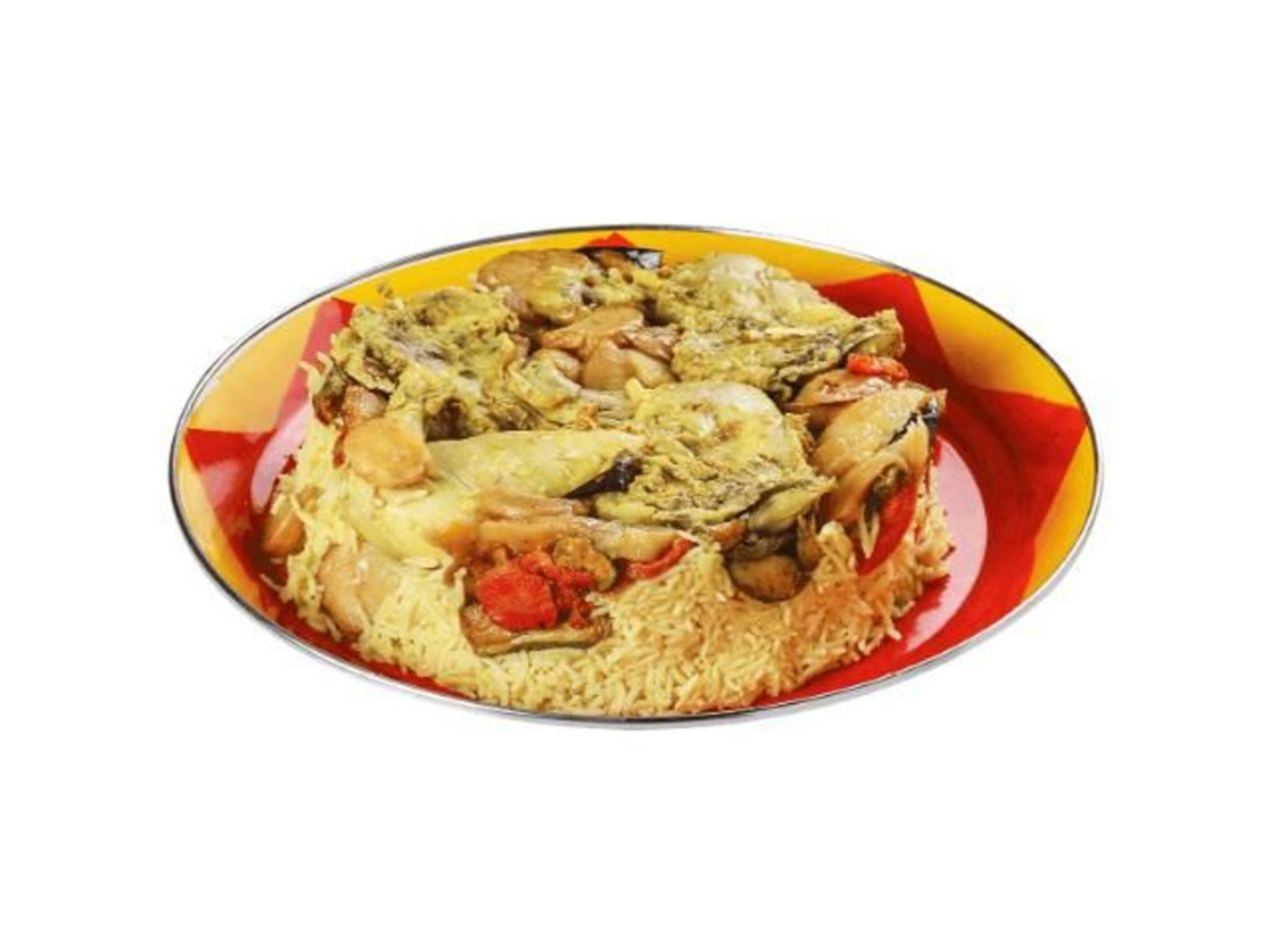 Chicken Maqluba - Half A Chicken