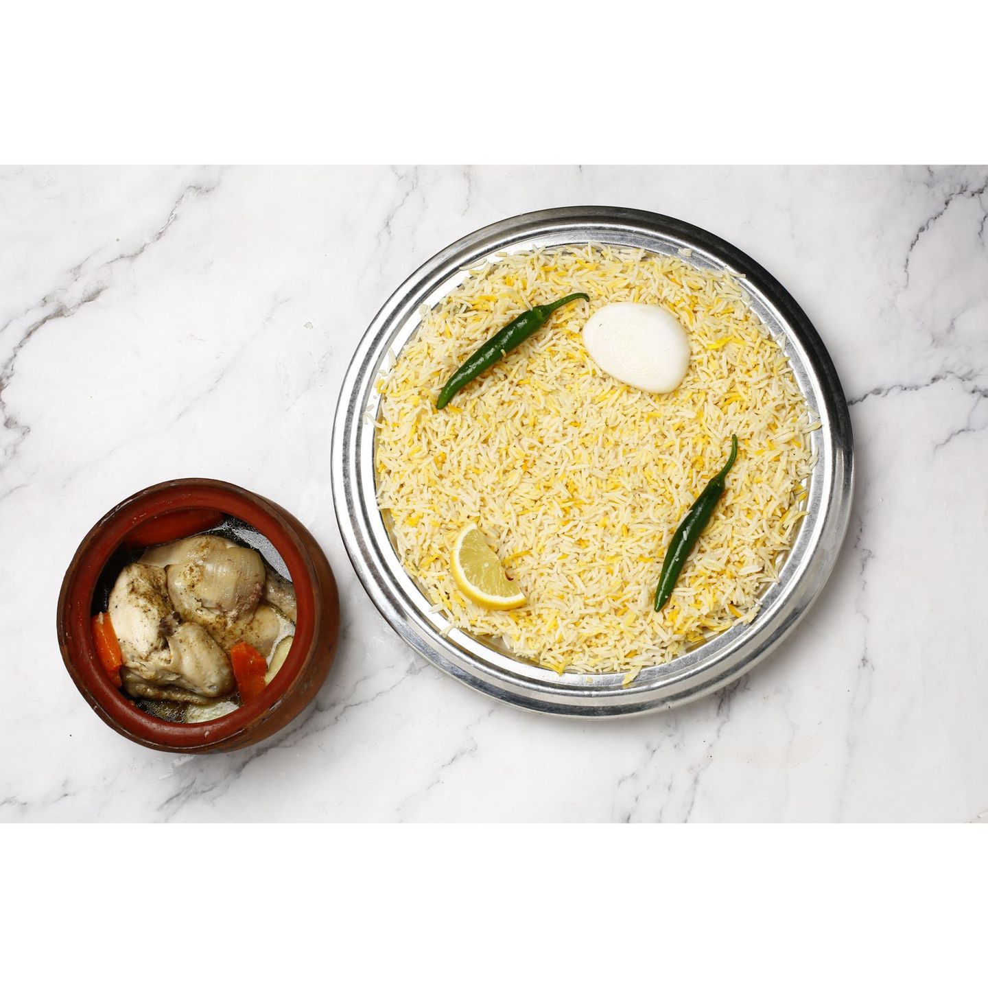 دجاج مدفون - نص حبة دجاج