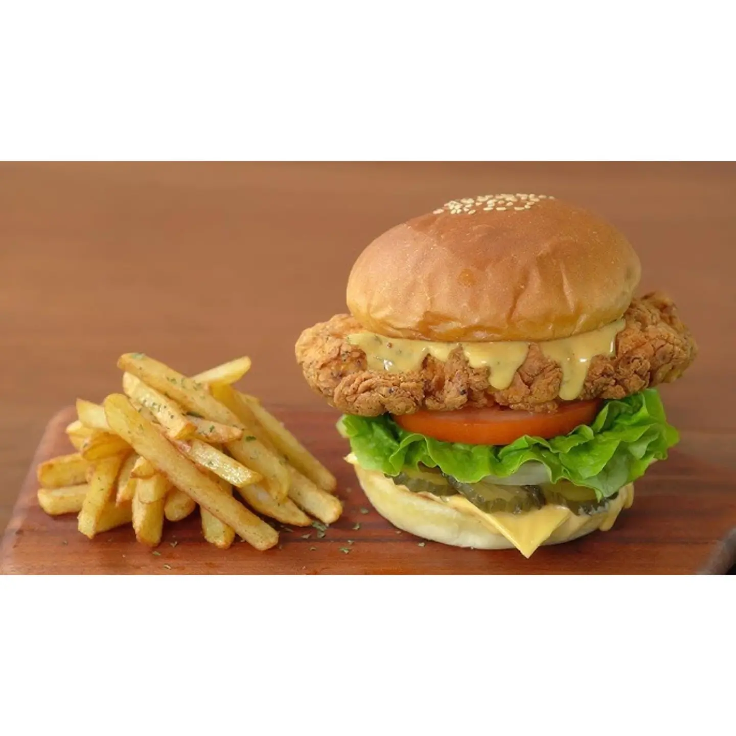 Chicken Burger Meal - Regular