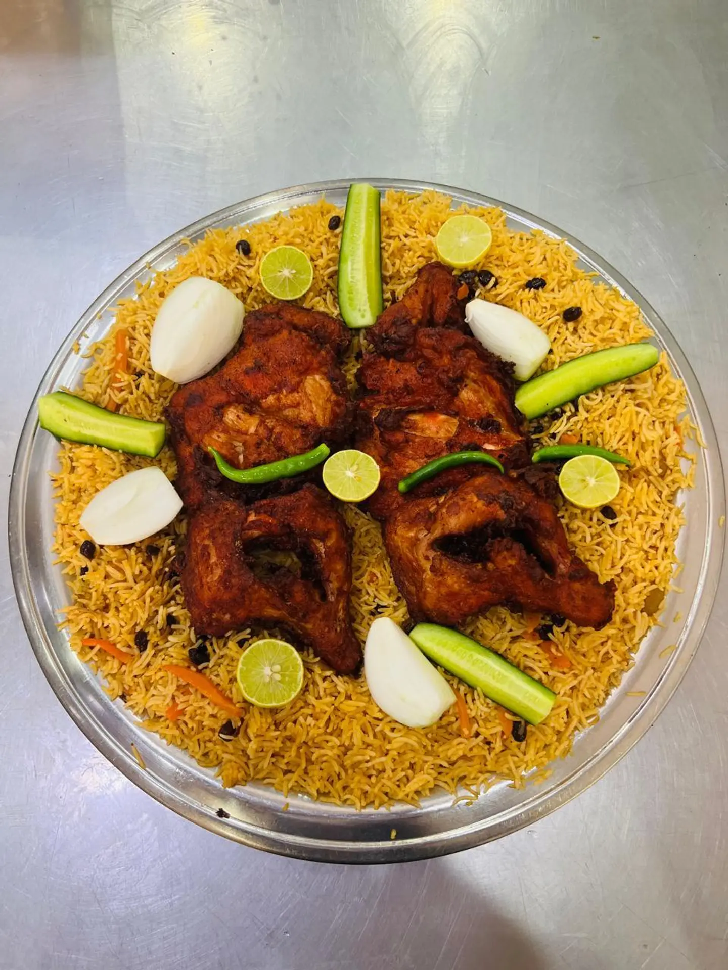 Fried Chicken With Rice - Half Chicken