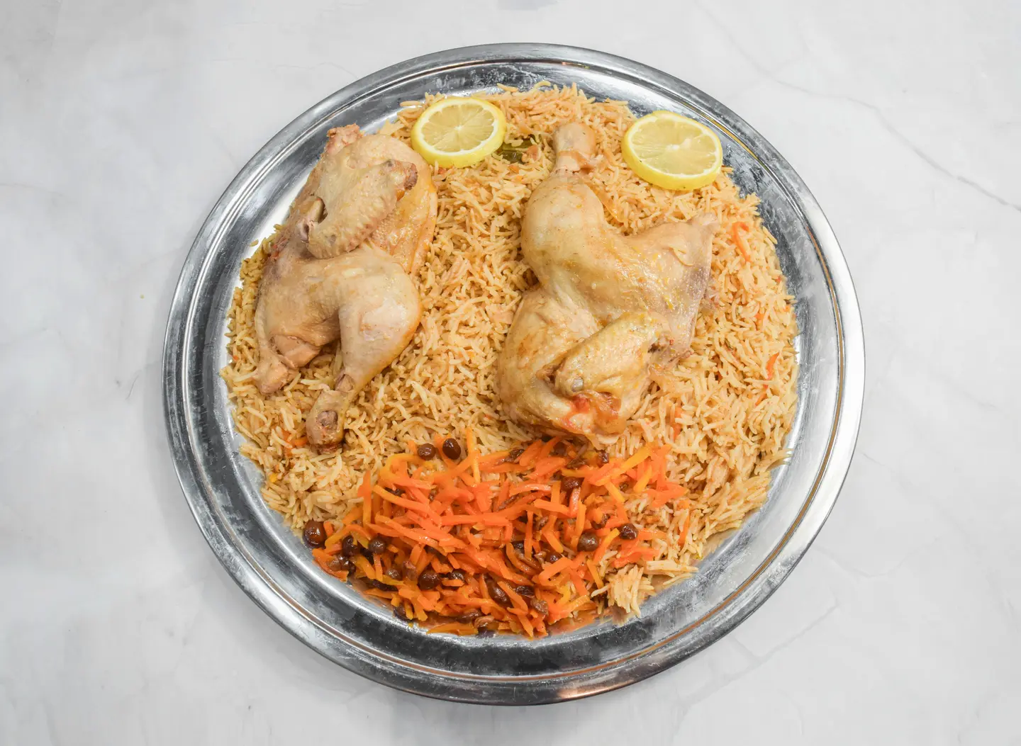 دجاج مضغوط - نص دجاجة