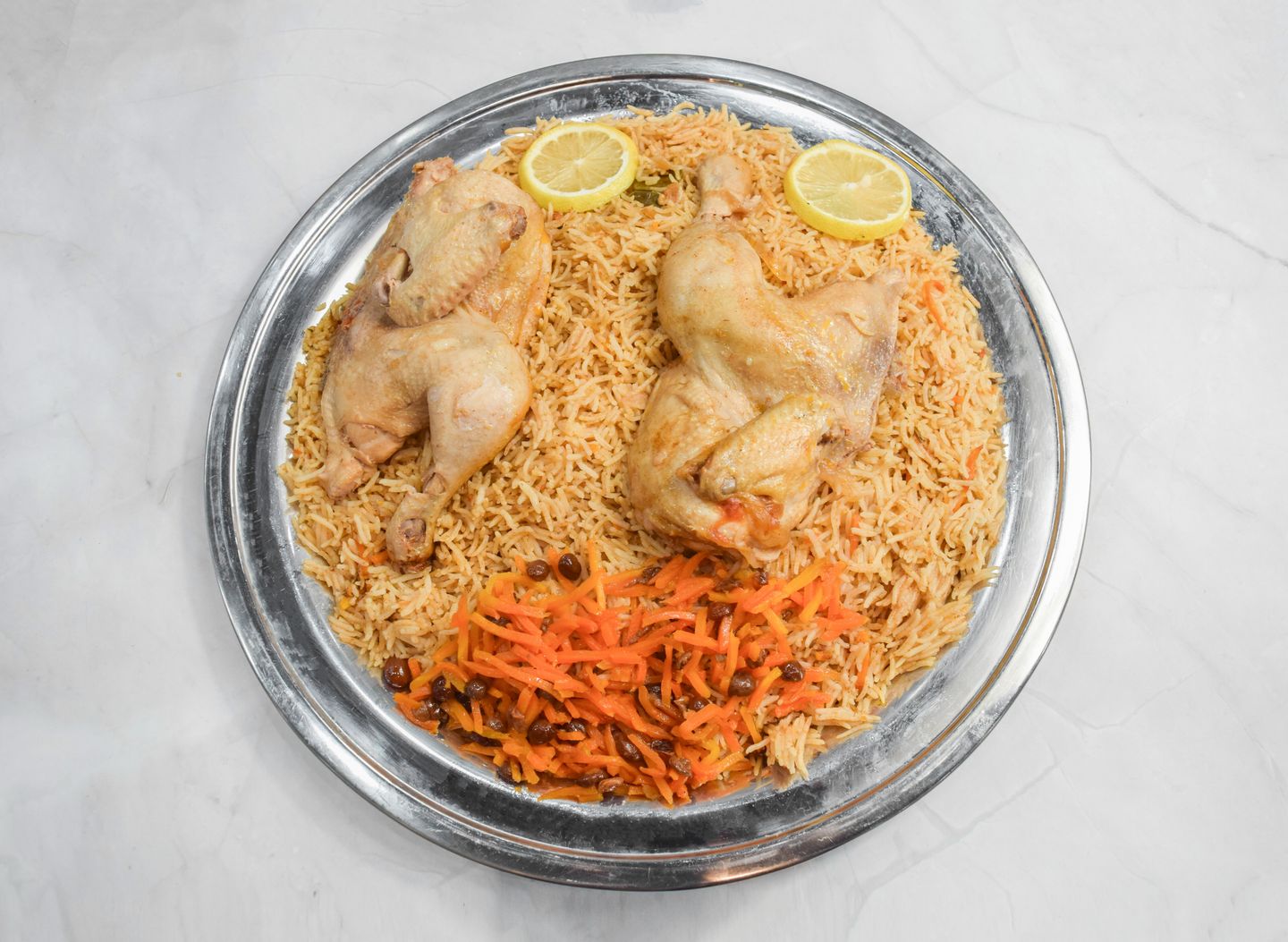 دجاج مضغوط - نص دجاجة