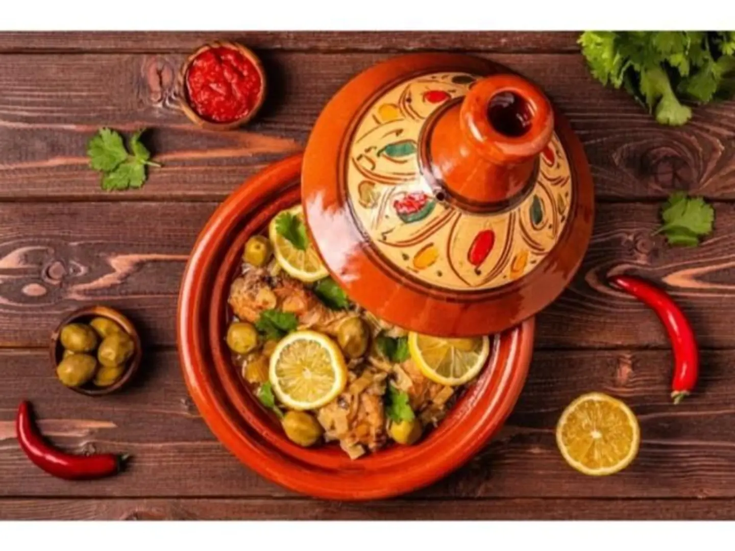طاجن - دجاج بالخضار