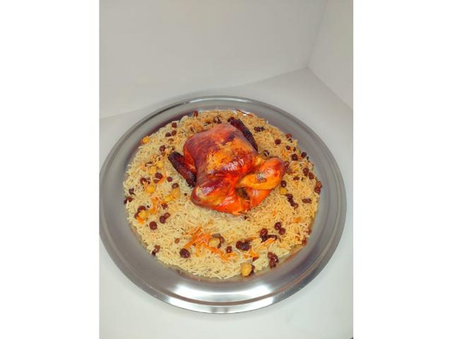 Grilled Chicken With Rice - Quarter Of A Chicken