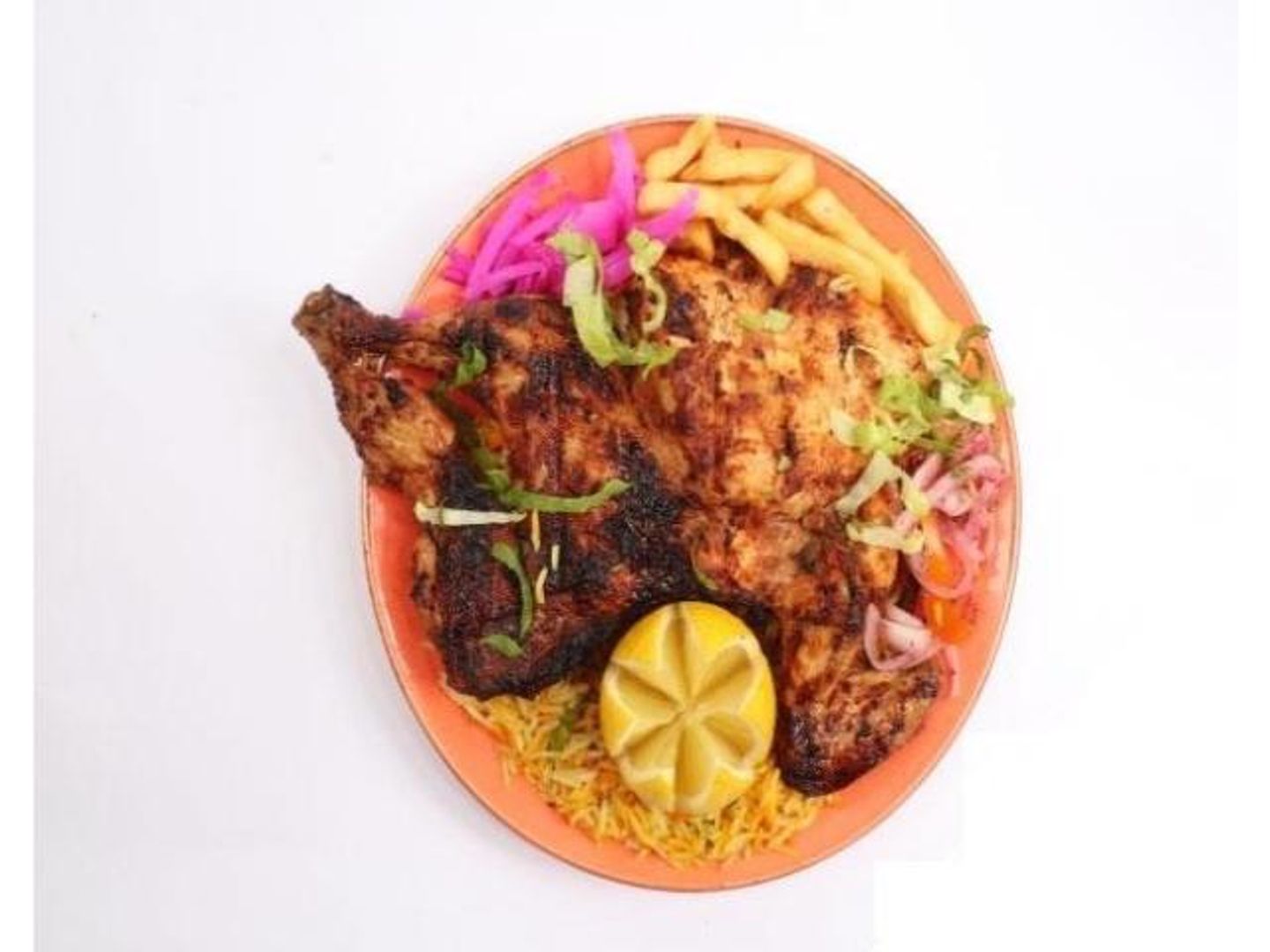 Charcoal Chicken With Rice - Whole Chicken