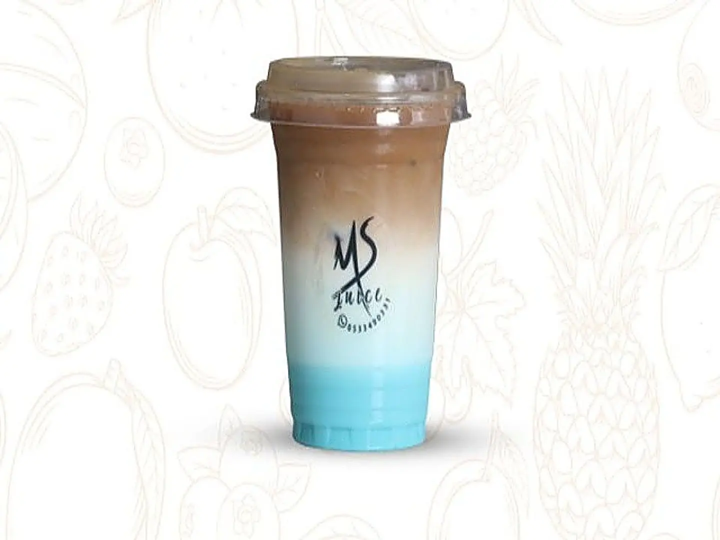 Iced Blue Latte - Large Cup