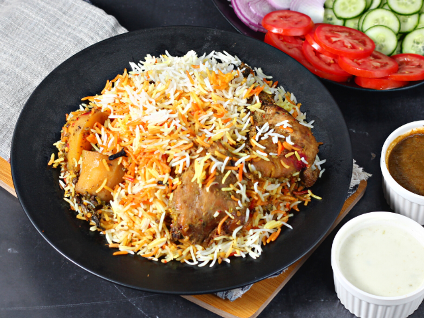Chicken Biryani - Small With Two Piece