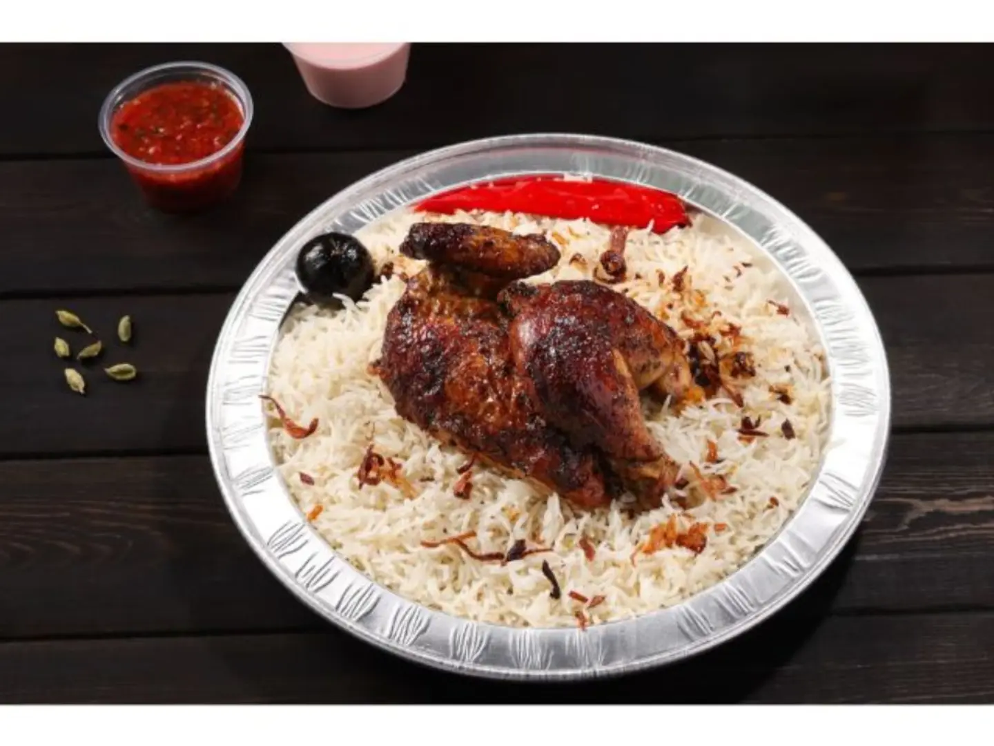 دجاج شواية على الحطب - ربع دجاج