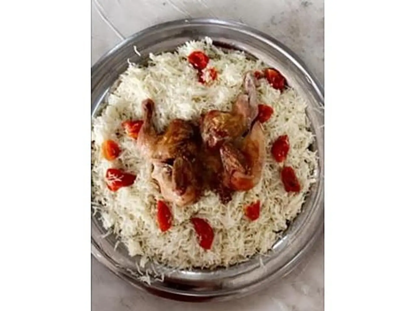 مندي حساوي - نص حبة دجاج