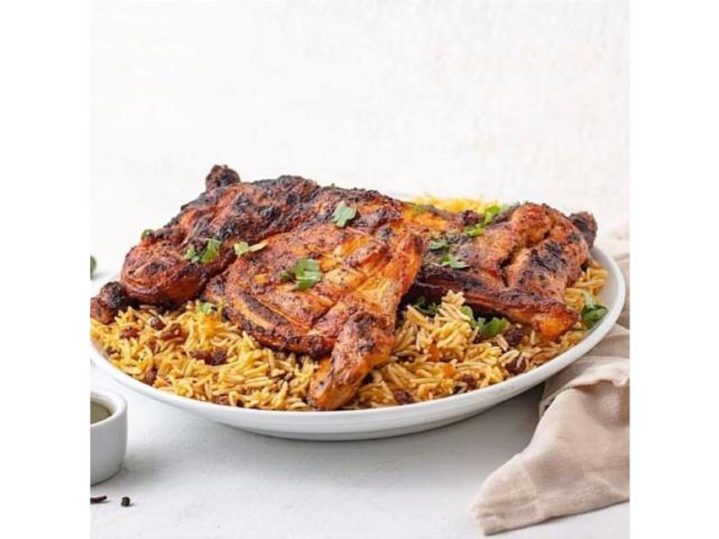 فحم مع رز - ربع