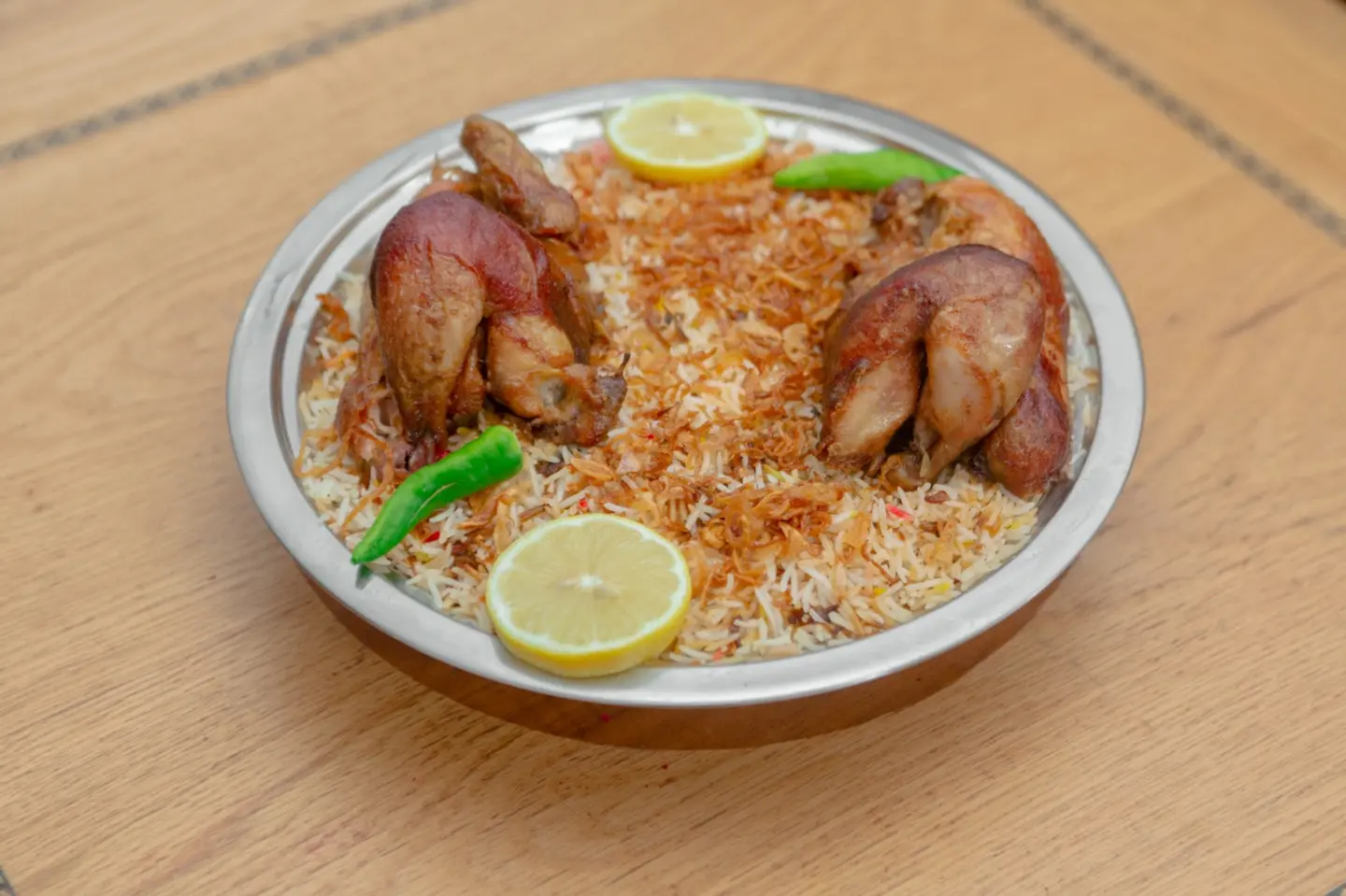 دجاج شواية مع ارز - نص دجاجة