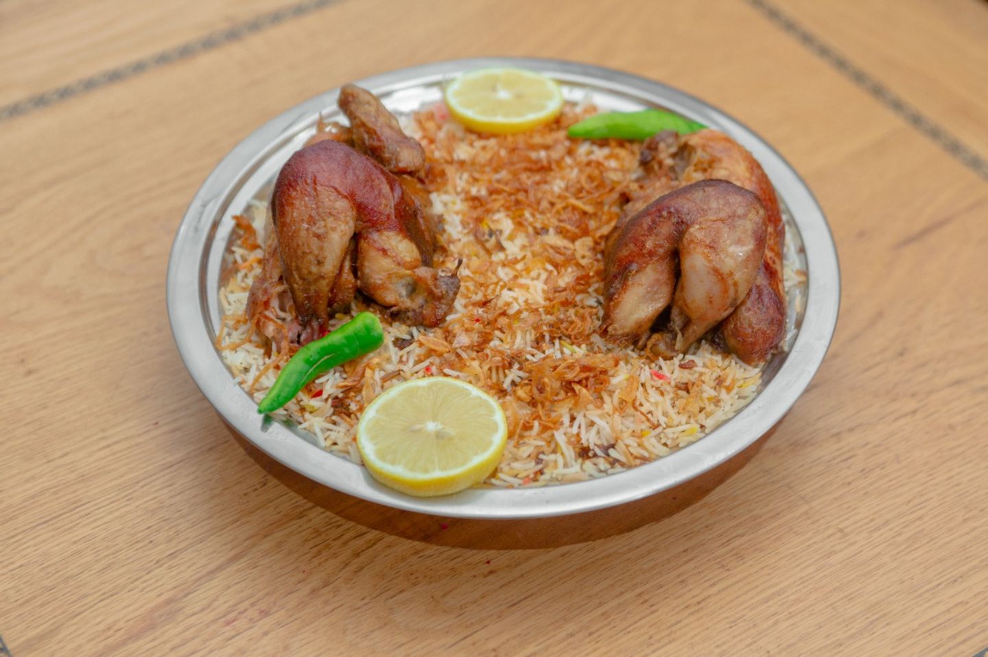 دجاج شواية مع ارز - نص دجاجة
