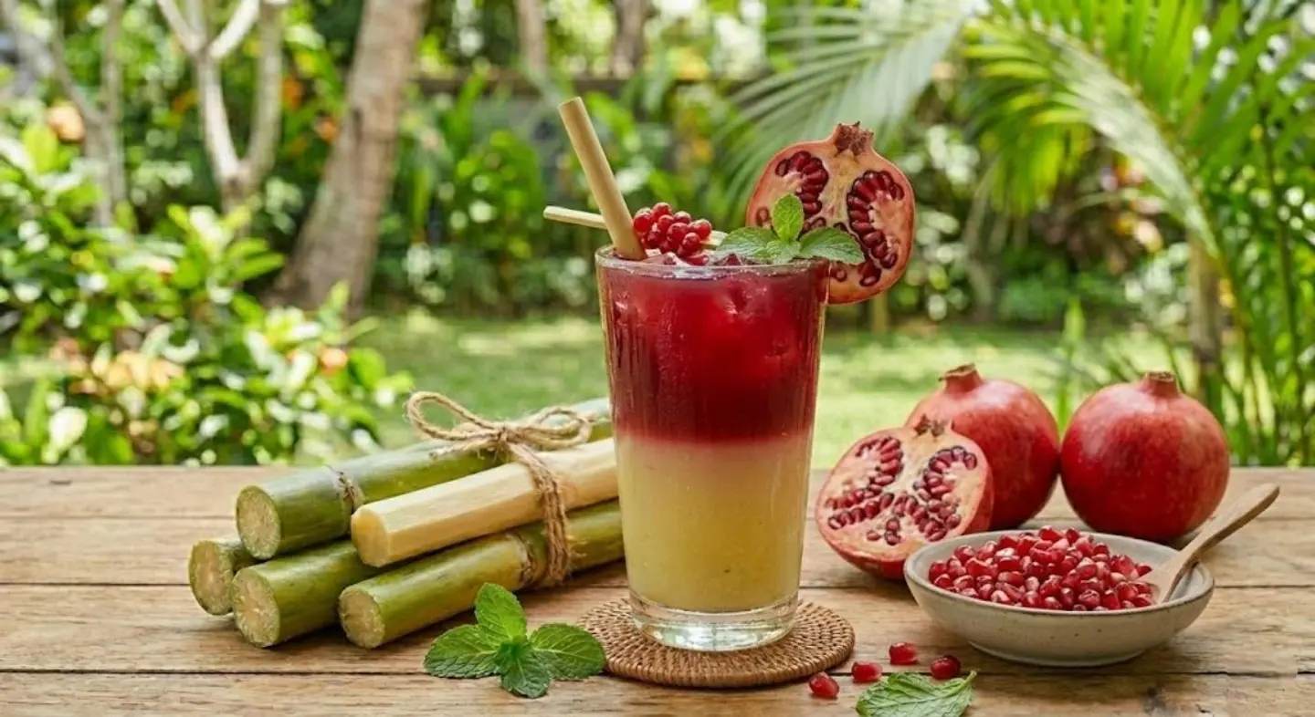 Cane With Pomegranate - Small