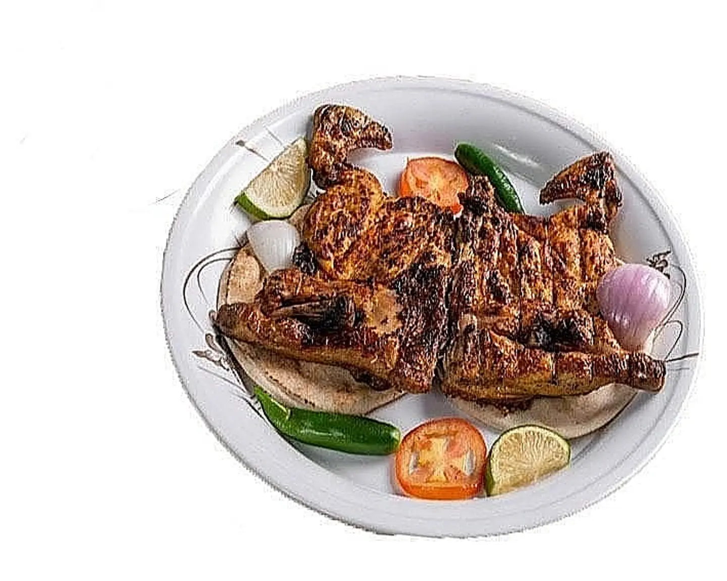Plain Charcoal Chicken - Half A Chicken