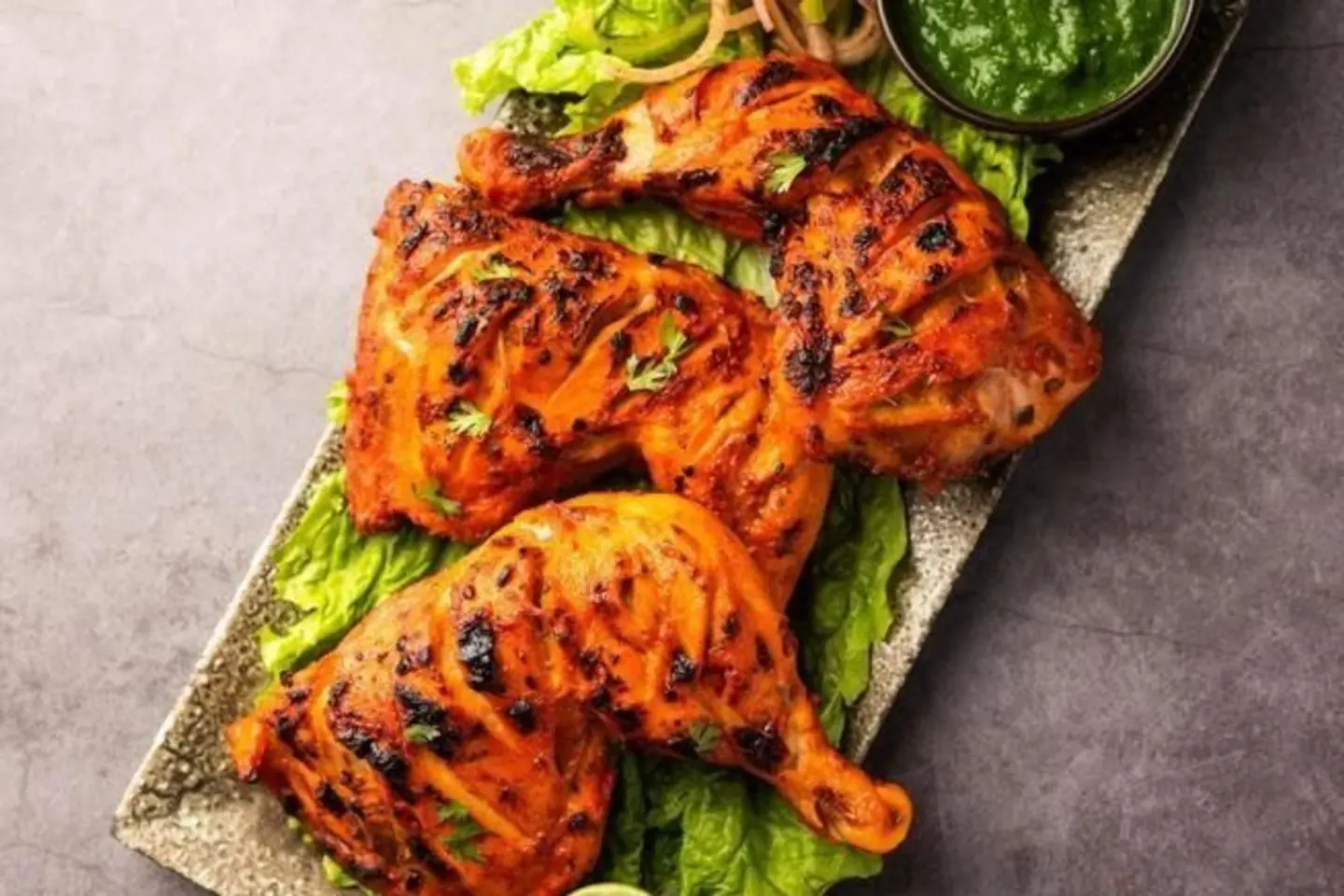 دجاج تندوري - نصف