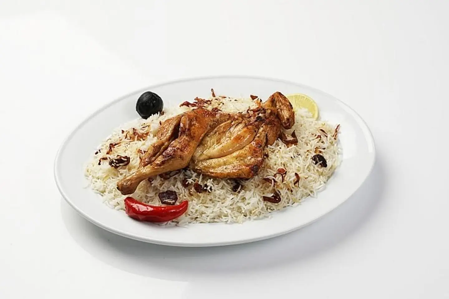 دجاج مظبي - نص حبة دجاج