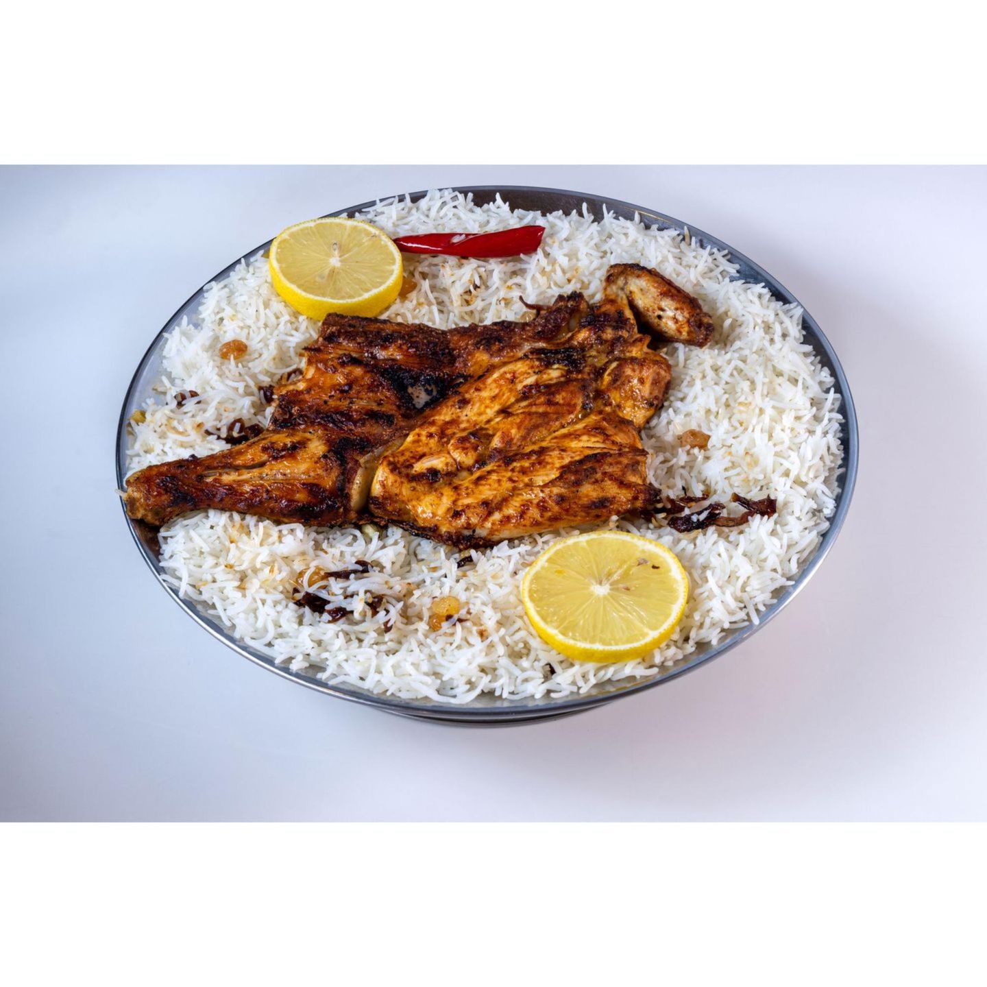 فحم رز بشاور - نصف دجاجة