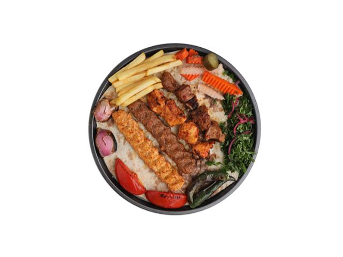 صحن كباب مشكل - صغير