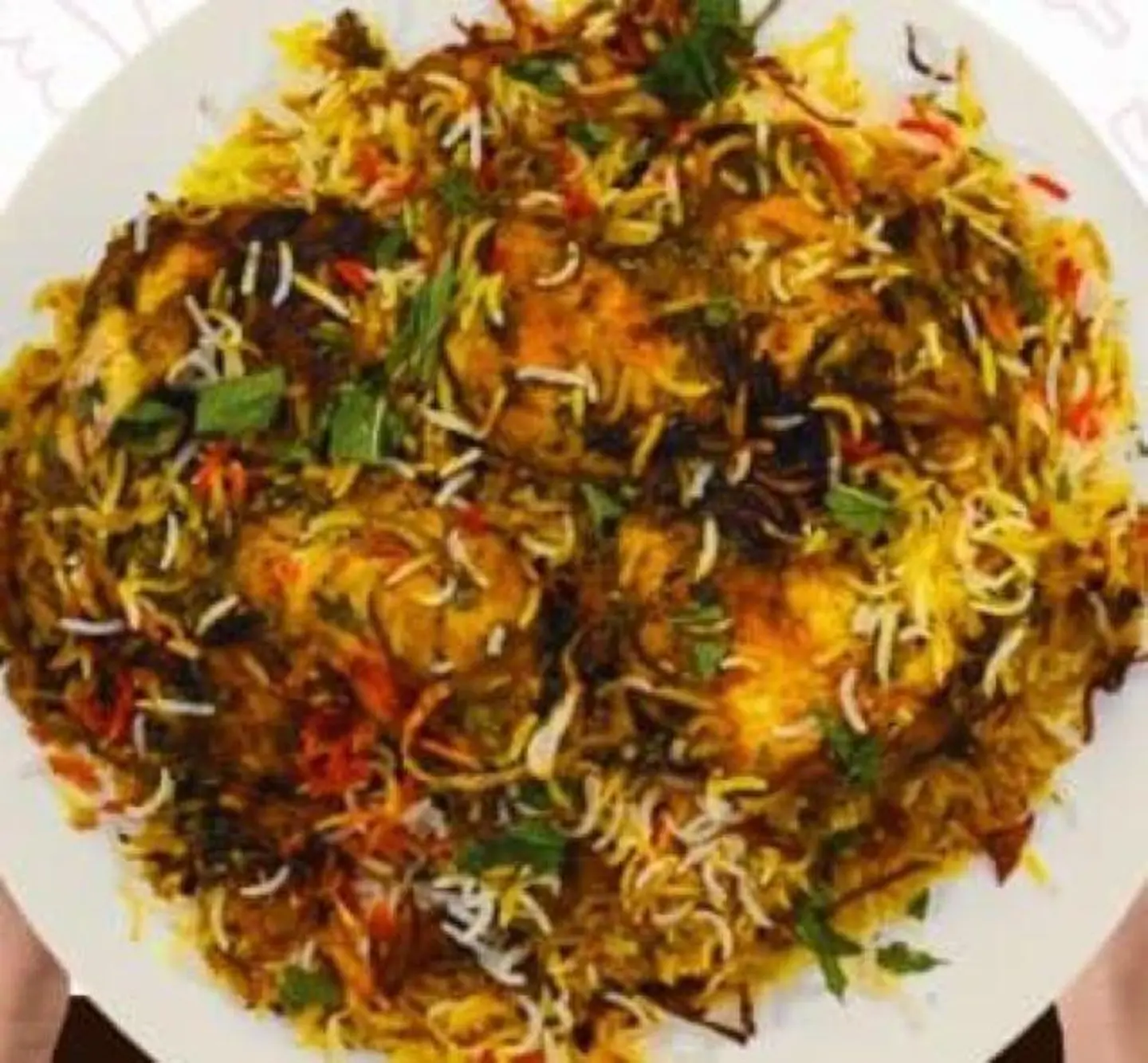 Chicken Zurbian With Rice - Half Chicken