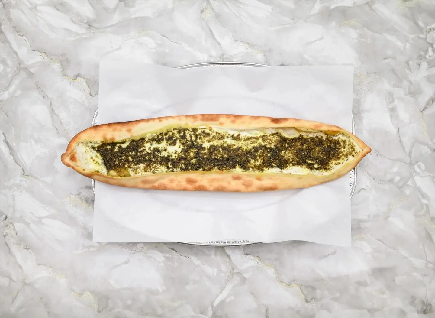 لبنة بالزعتر - ساده