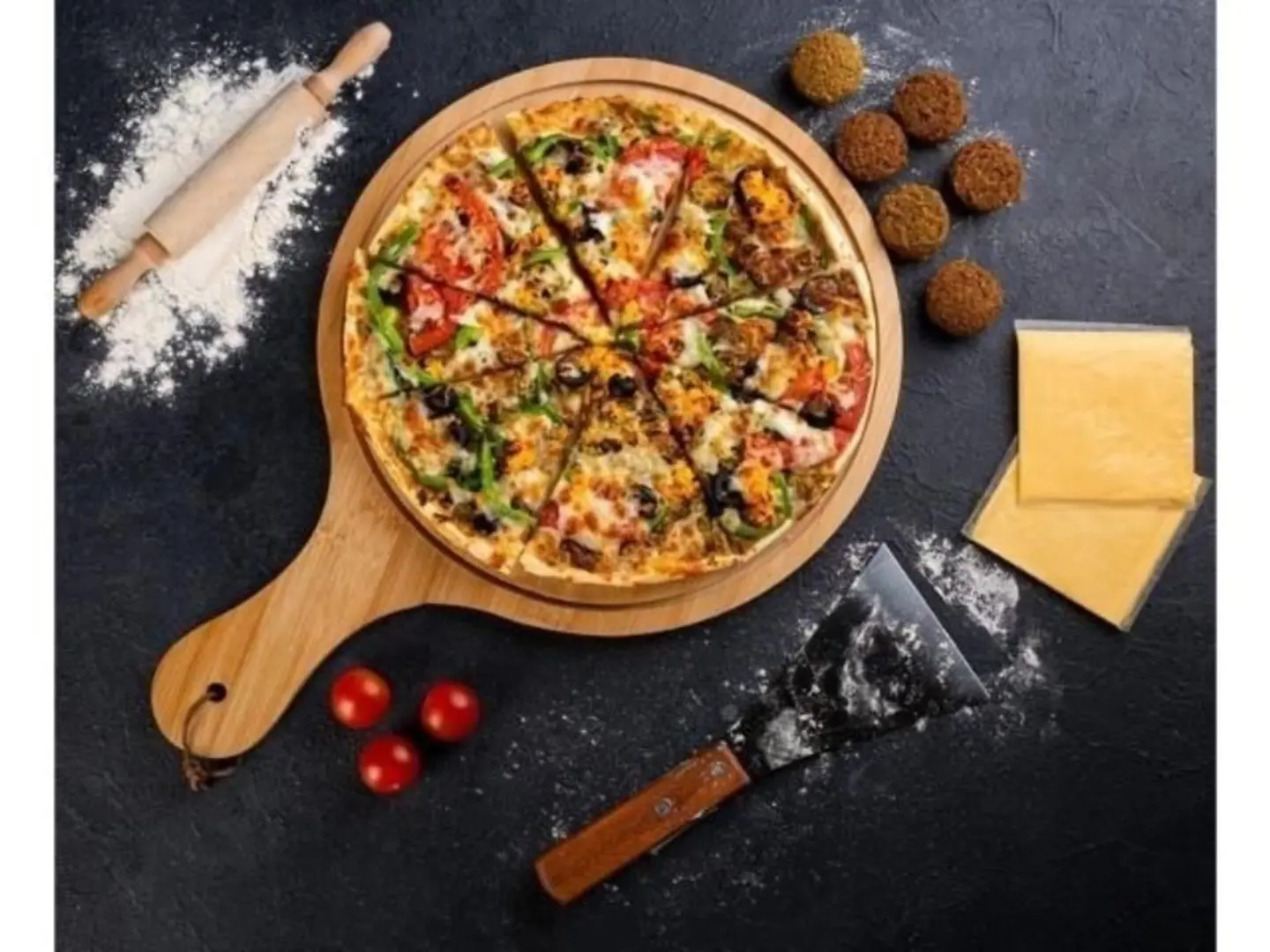 Falafel Pizza - Small