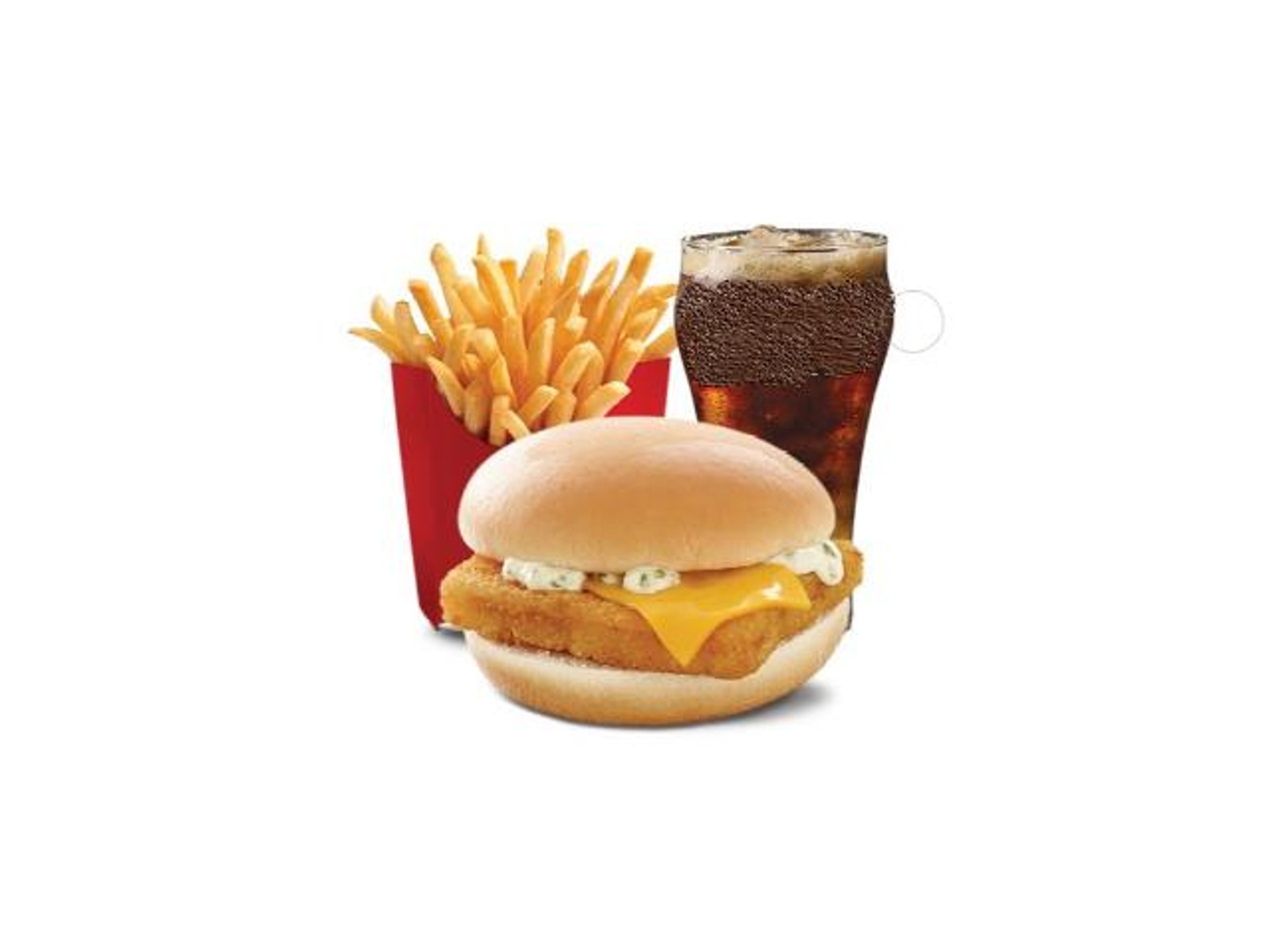 Cheese Fillet Meal - Round Shaped Bread