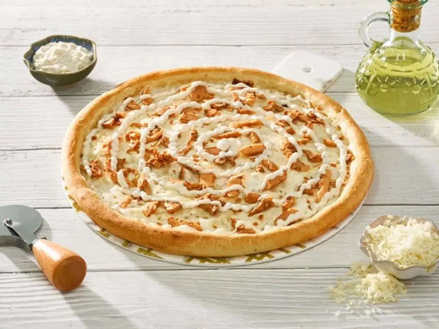 Chicken Pizza With Ranch - Medium