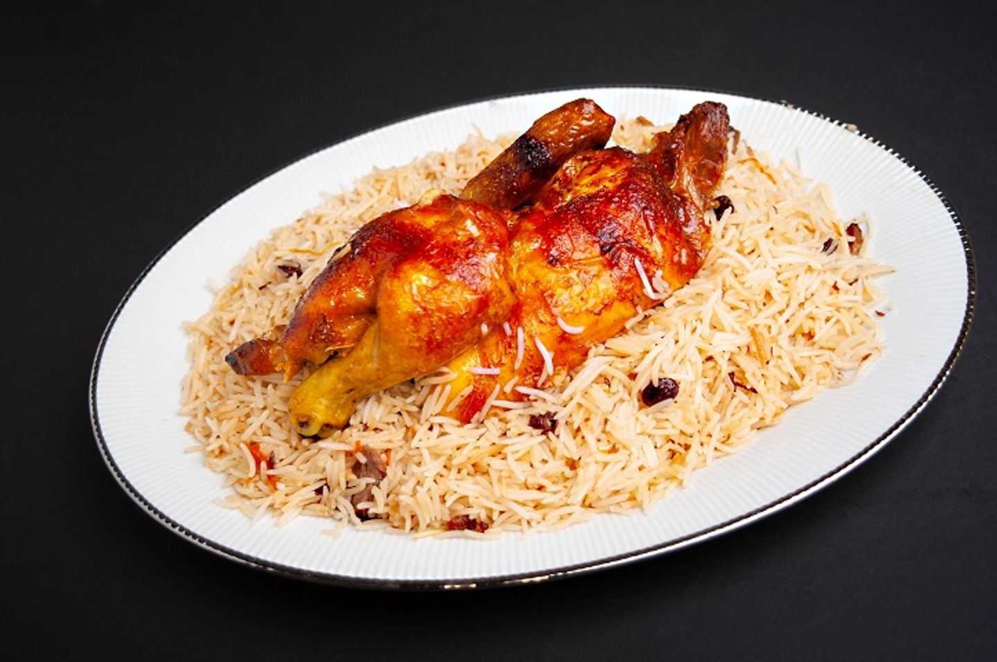 نصف دجاج شواية - بدون ارز