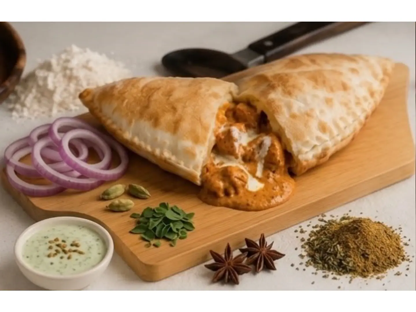 Butter Chicken Pie - Medium