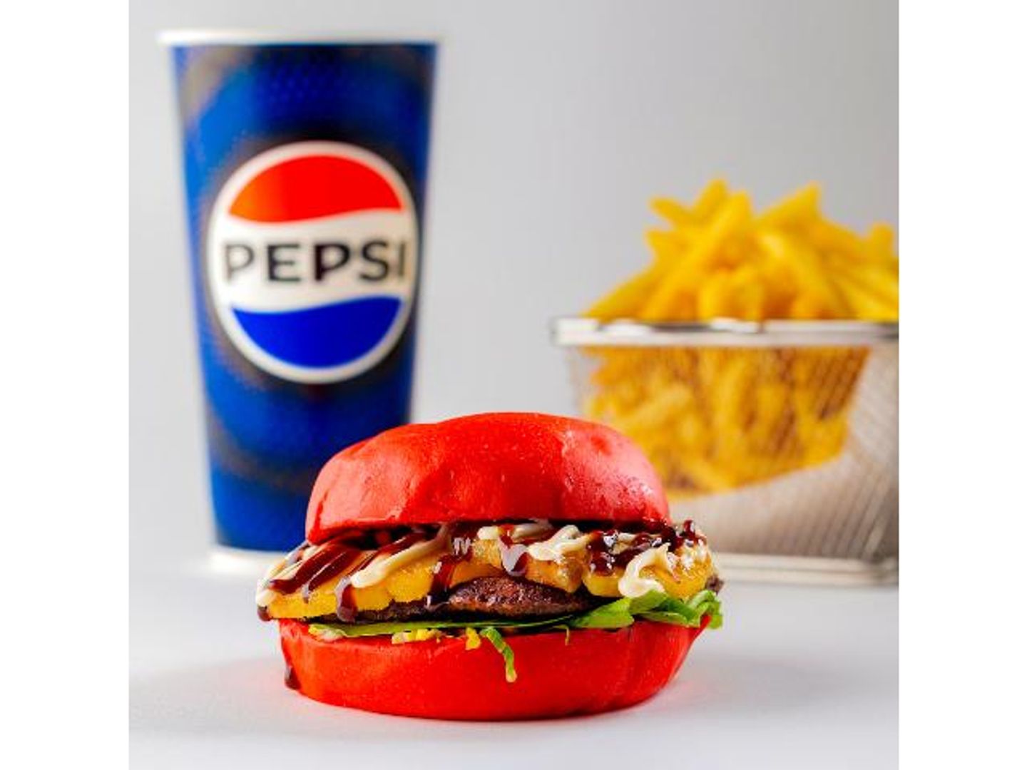 Hawaiian Beef Burger Meal - Small