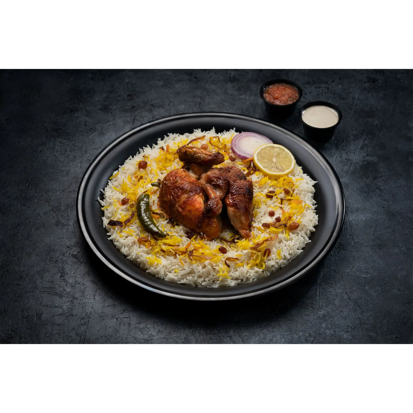 Grilled Chicken  With Shabi Rice - Whole Chicken