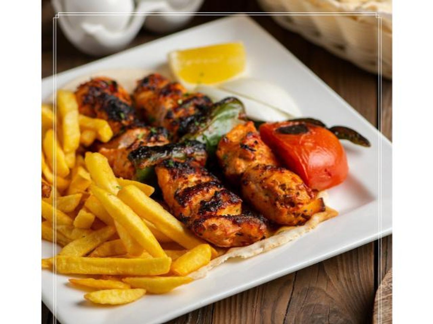 نص دجاجة شيش بالعظم - 500 جرام