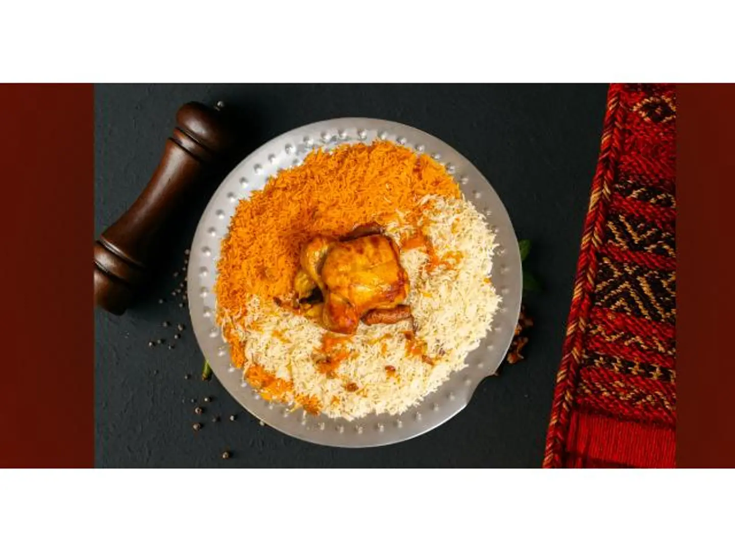 Grilled Chicken With Rice - Quarter Of A Chicken