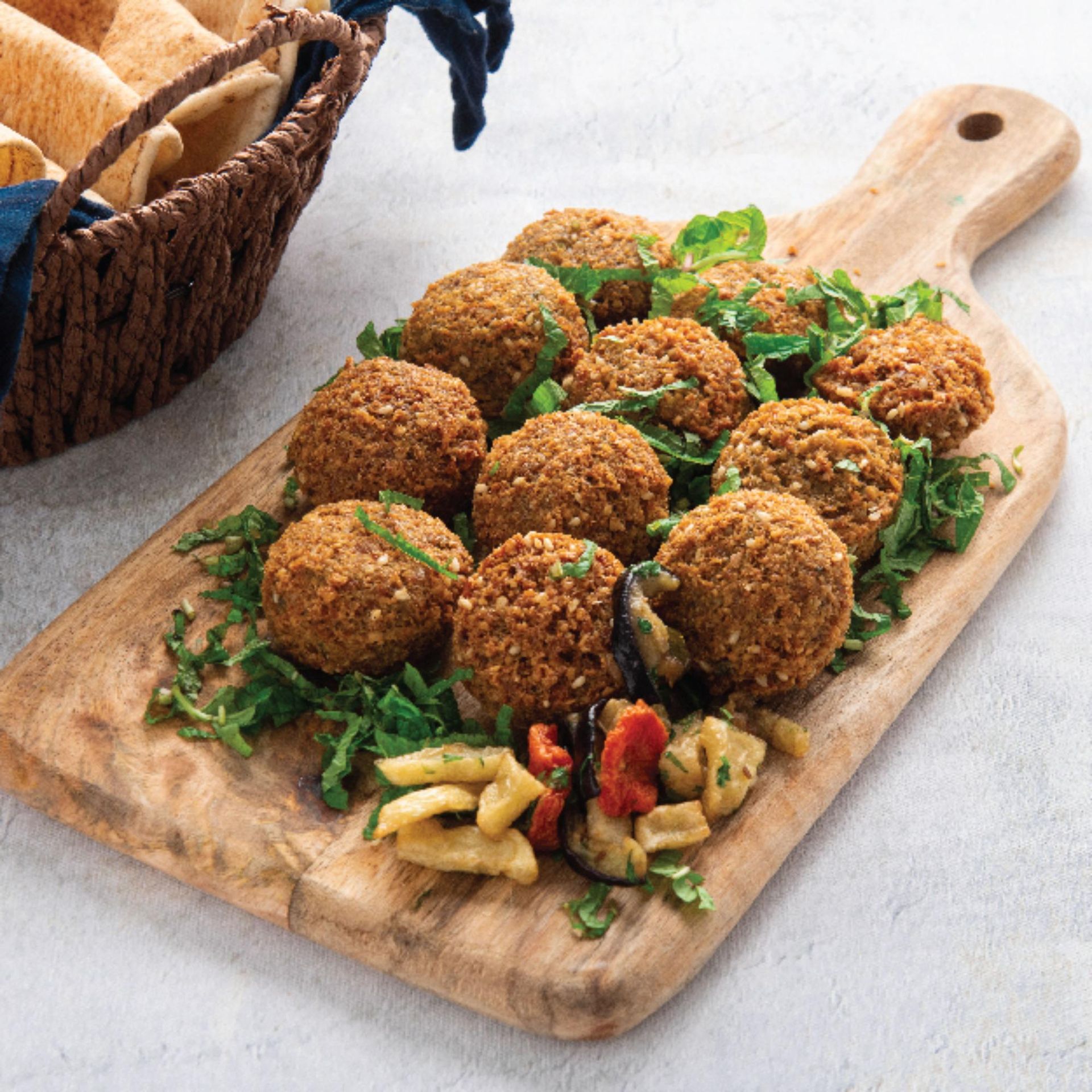 فلافل مشكل - سادة
