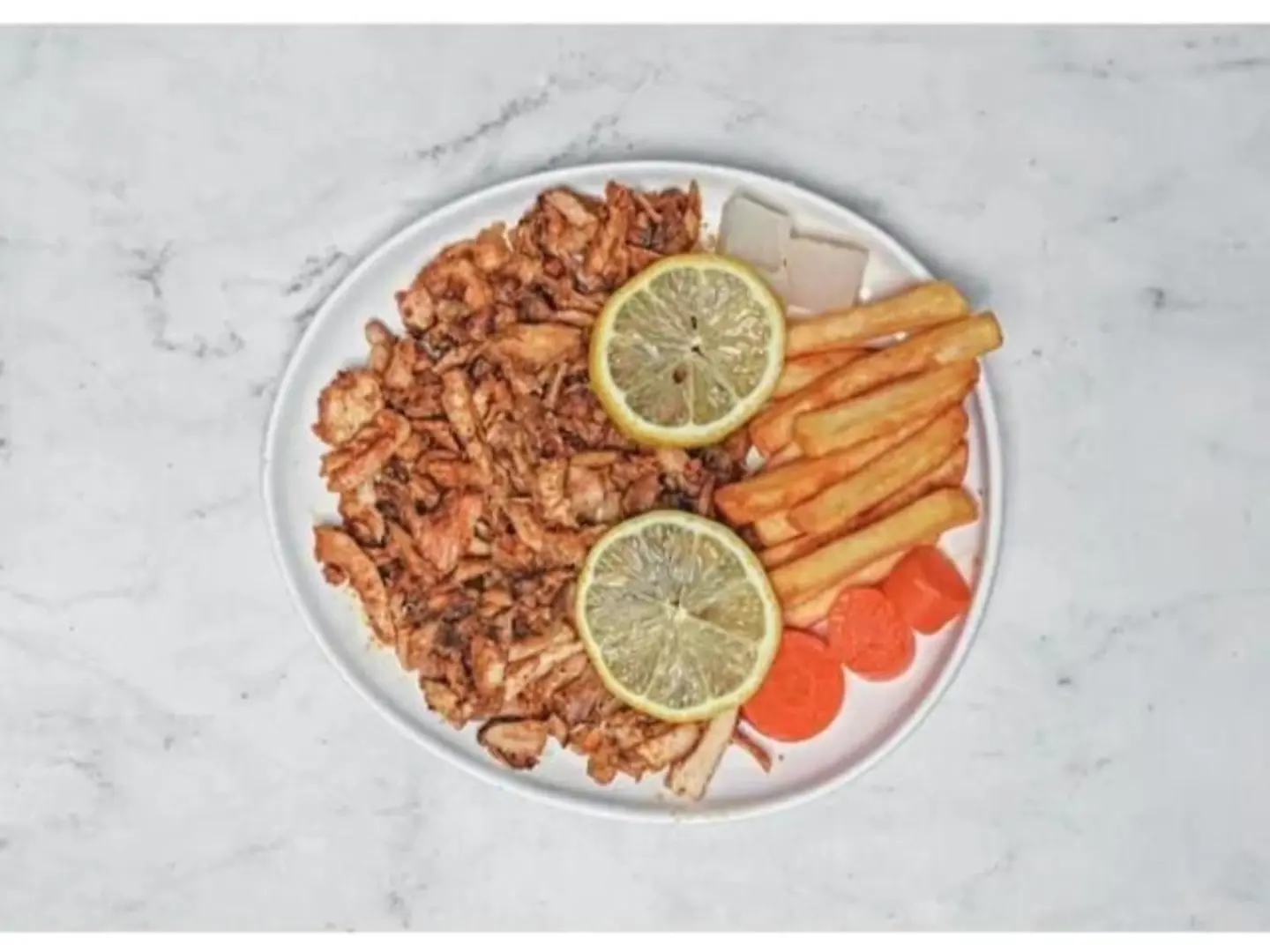 صحن شاورما كرافت - دجاج