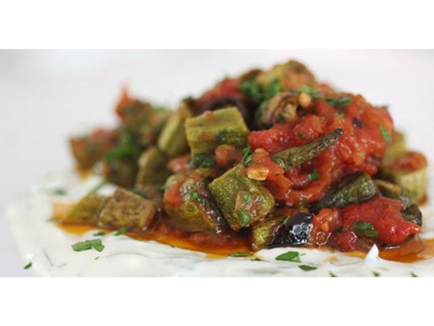 Vegetables Okra, Cauliflower And Spinach - Medium