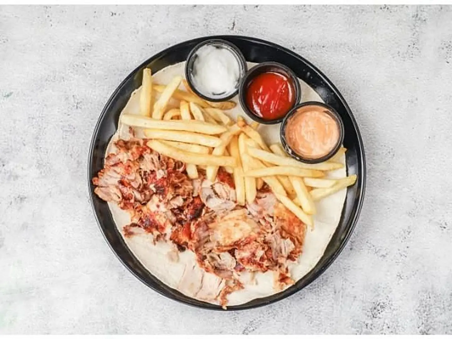 Chicken Shawarma Farrt Plate - Small