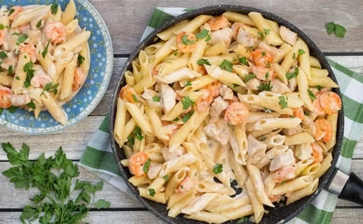 Shrimp Pasta - Red