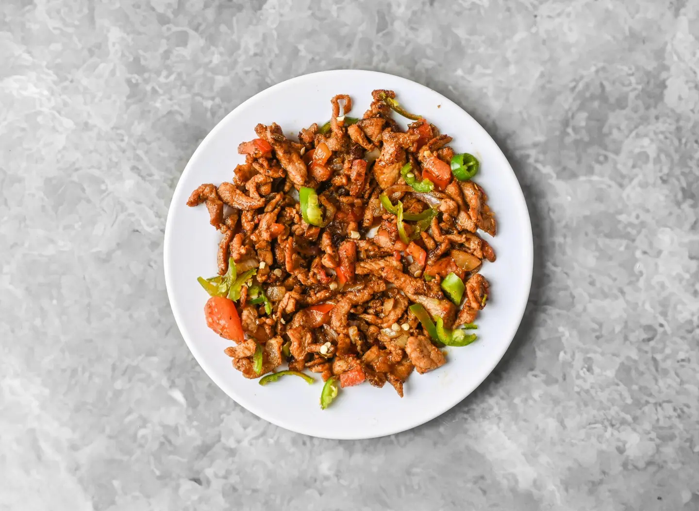 صحن لحم - صغير