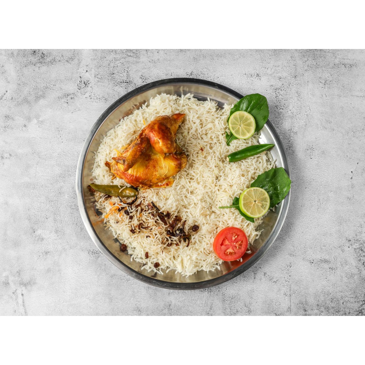 دجاج شوايه مع الارز - ربع دجاجة