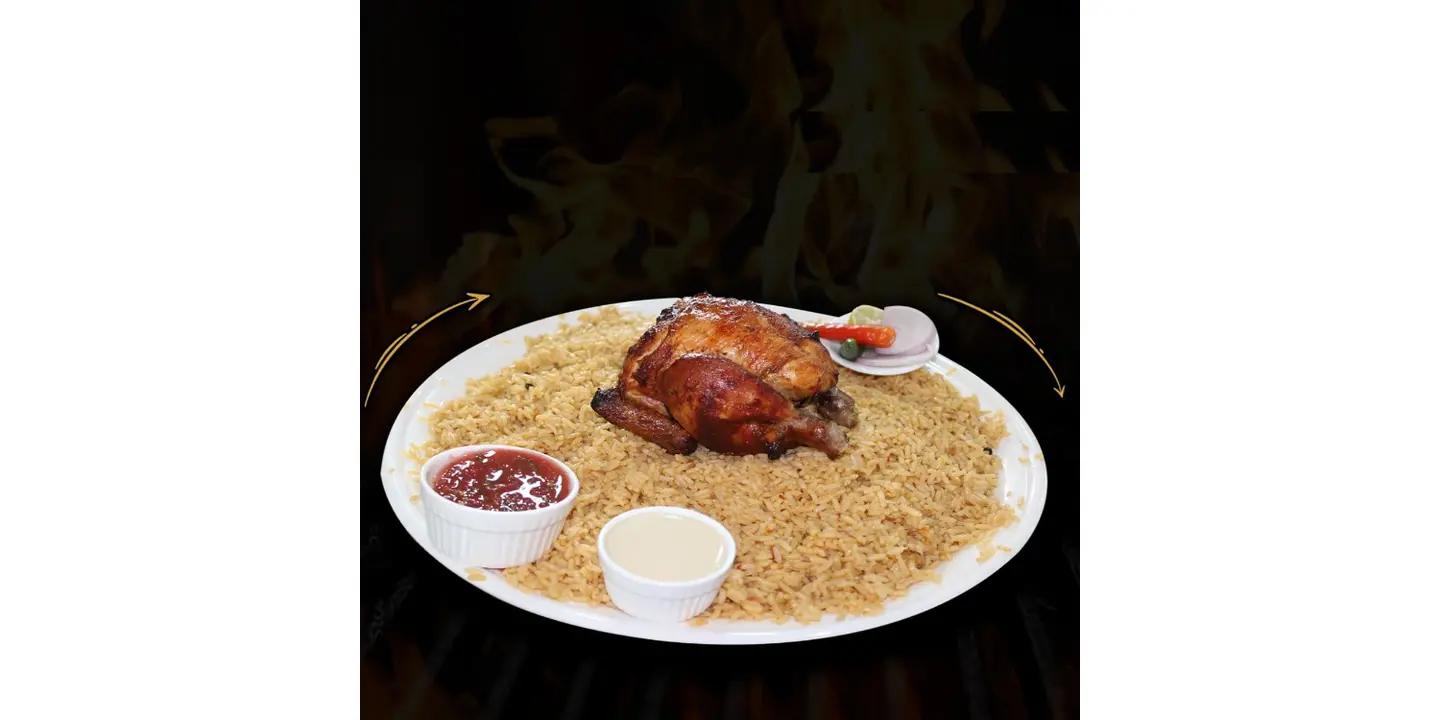 دجاج شواية - نص دجاجة