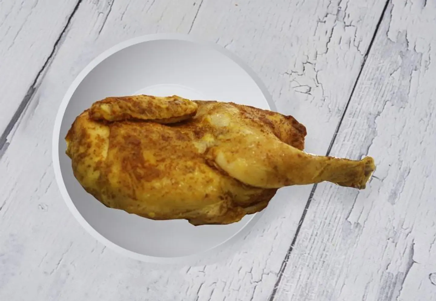 دجاج مندي سادة - نص حبة دجاج