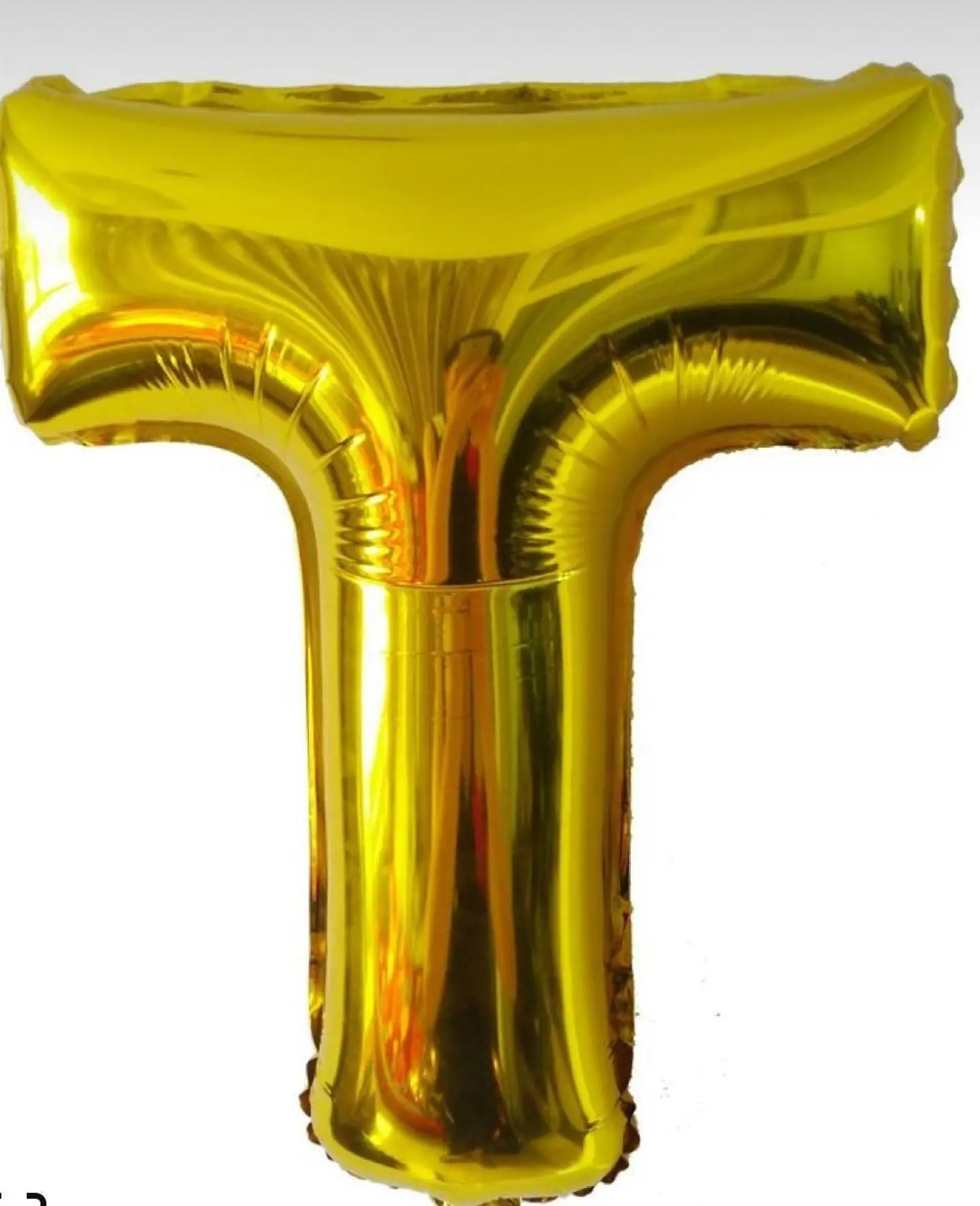 Balloon With The Letter T - Silver