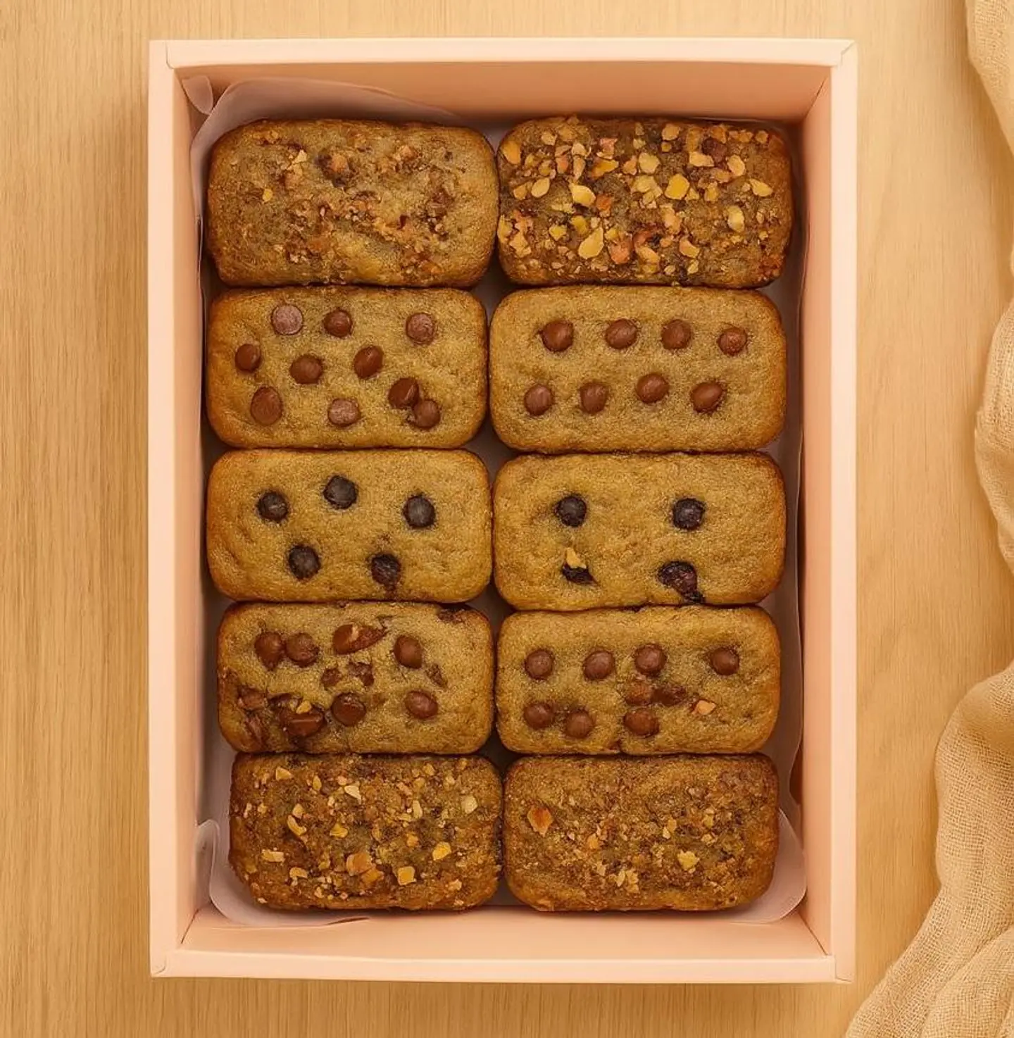 Mini Banana Bread Box - 10 Pieces