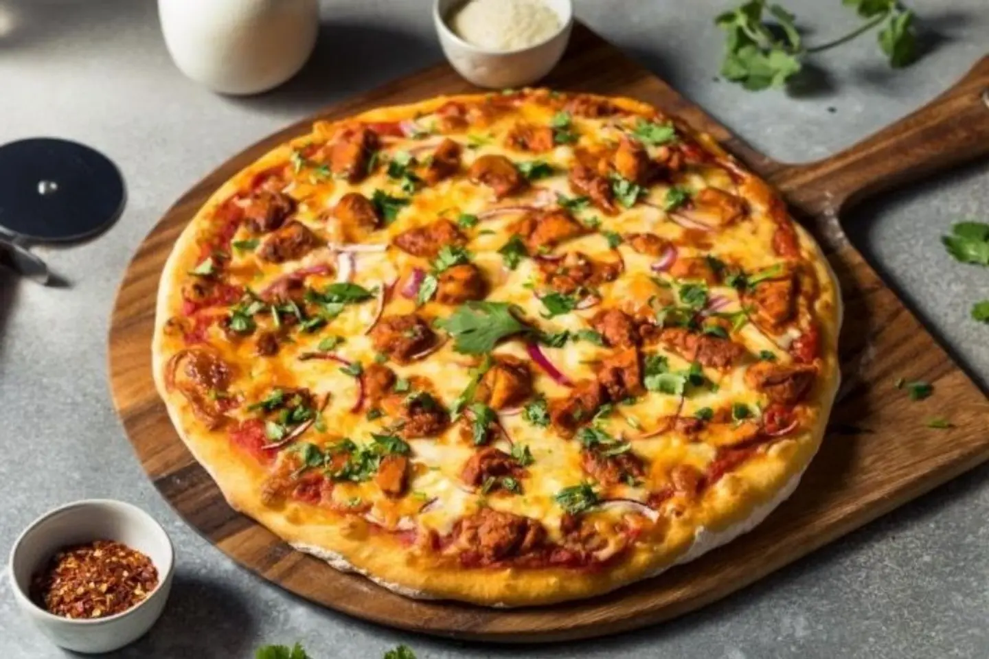 بيتزاء دجاج - صغير