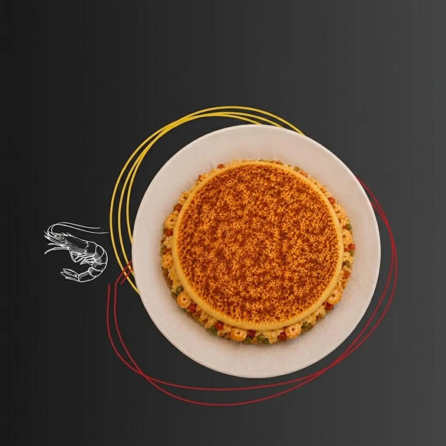 Toaster Shrimp Pizza - Medium