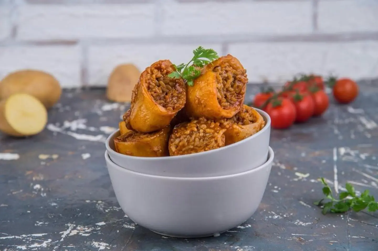 محشي بطاطس - صغير 5 حبات