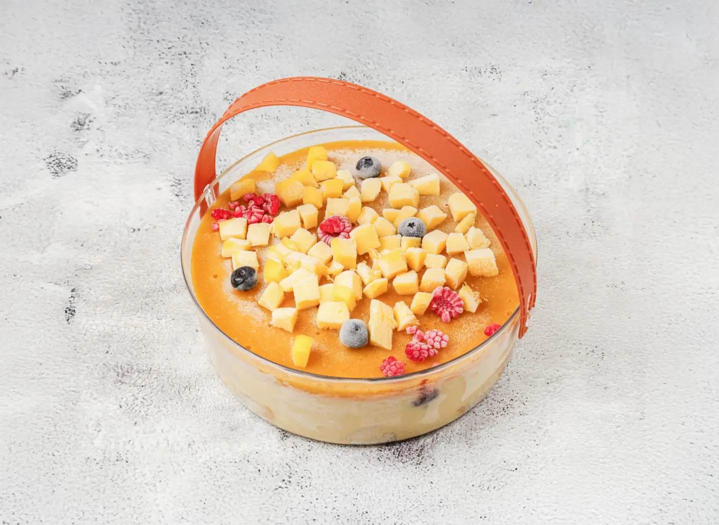 Mango Ice Cream Cheesecake - Medium For 6 8 Person