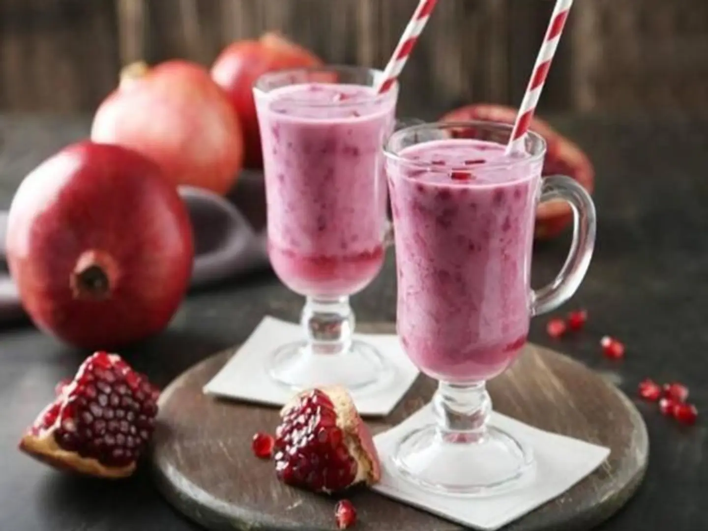 Pomegranate Milkshake - Large