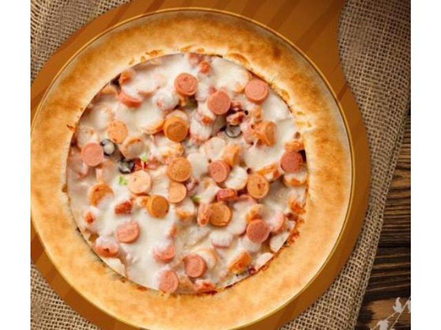 Chicken Sausage Pizza - Small